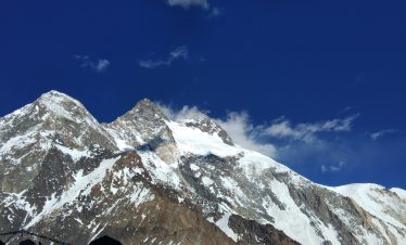 Broad Peak Expedition – A stunning view of the twelfth highest peak in the world, Broad Peak, during the expedition.